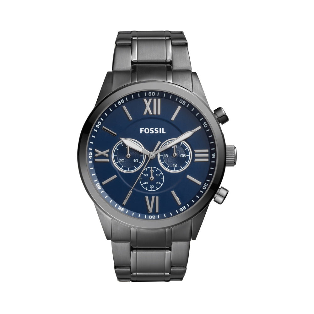 FOSSIL Flynn Chronograph Smoke Stainless Steel Watch
