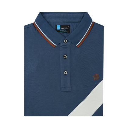 Bradford 100% Cotton Short-Sleeved Polo - B