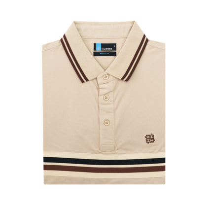 bradFORD Short Sleeved Polo (BRP1279) - Beige