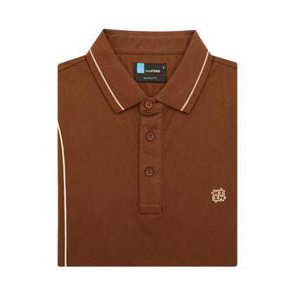 bradFORD Short-Sleeved Polo - Brown