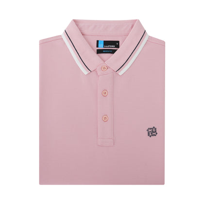 bradFORD Short-Sleeved Polo - Pink