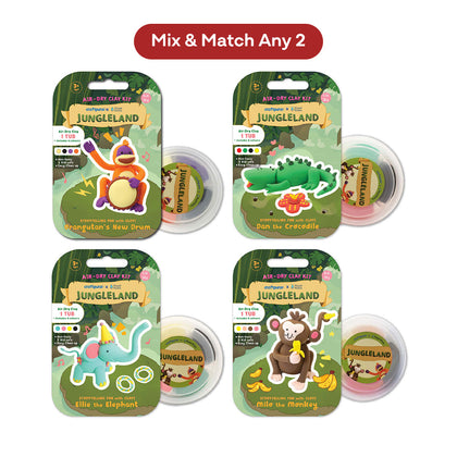 [Mix & Match Any 2] Craftpura Clay Character Jungleland