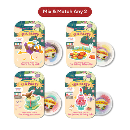 [Mix & Match Any 2] Craftpura Clay Character Tea Party