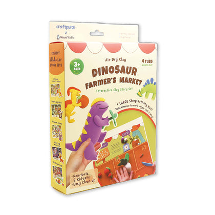Craftpura Clay Medium Kit Dinosaur Farmer's Market