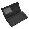 bradFORD Leather Long Wallet - Black