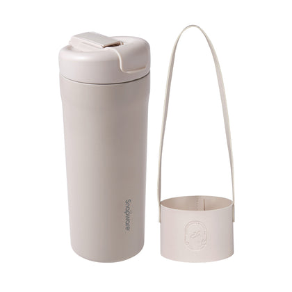 Snapware 750ml Zinc-Ceramic Coating Bottle - Cream White