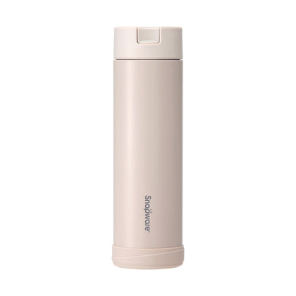 Snapware 500ml Self-Locking Lid Thermal Bottle - Cream White