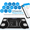 [ONLINE EXCLUSIVE] MAX Smart Bluetooth Body Fat Scale with App & USB Charging