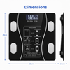 [ONLINE EXCLUSIVE] MAX Smart Bluetooth Body Fat Scale with App & USB Charging
