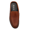 BRUNO CO. Leather Men's Mules Shoes (Brown)