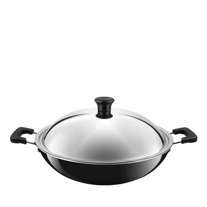 Tefal 36cm Asian Chinese Wok With Lid (C52896)