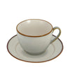 SOIRÉE by CHARLES MILLEN Candére 220ml Tea/Coffee Cup & Saucer - Light Grey