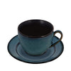 SOIRÉE by CHARLES MILLEN Candére 220ml Tea/Coffee Cup & Saucer - Blue