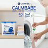 UOMIEE Baby Laundry Detergent 40 Pods Freesia Scent - Bundle of 2