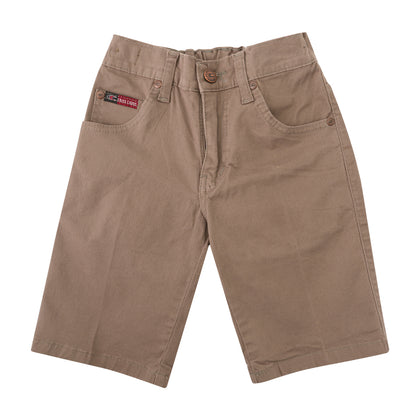 Criss-Cross Stretch Cotton Bermudas