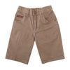 Criss-Cross Stretch Cotton Bermudas