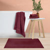 CHARLES MILLEN Suite Collection-Classique 100% Comb Cotton 7-pc Spruce Up Set - Burgundy