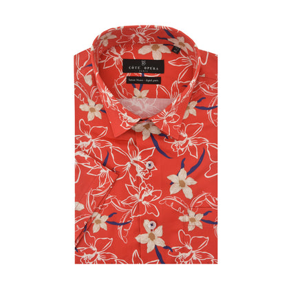 Cote Opera Short Sleeved Shirt - Col RE