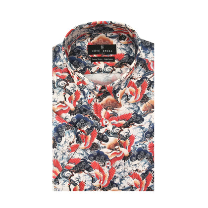 Cote Opera Short Sleeved Shirt - Col WH