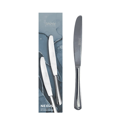 SOIRÉE by CHARLES MILLEN Nexus 6pc Dinner Knife Set - Stainless Steel