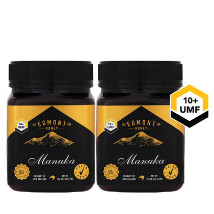 Egmont Manuka Honey UMF 10+ 1kg - Bundle of 2