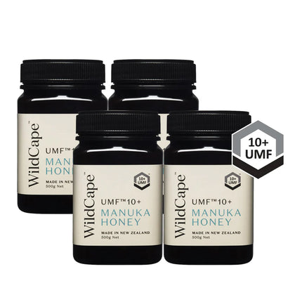 WildCape Manuka Honey UMF10+ 500g - Bundle of 4