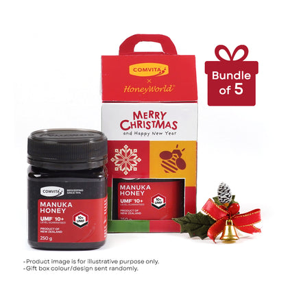 COMVITA UMF 10+ Manuka Honey 250g in Gift Box - Bundle of 5