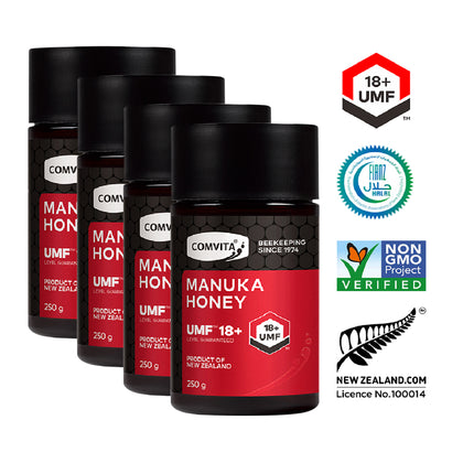 Comvita UMF™ 18+ Manuka Honey 250g (Bundle of 4)