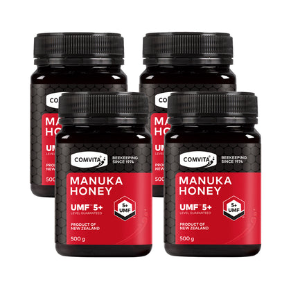 COMVITA UMF 5+ Manuka Honey 500g (Bundle of 4)