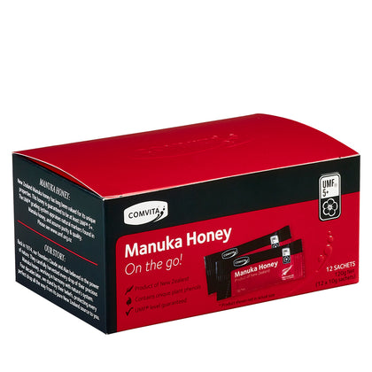 COMVITA UMF 5+ Manuka Honey 12 Sachets x 10g - Bundle of 2