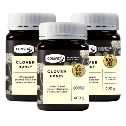 COMVITA Clover Honey 500g (Bundle of 3)