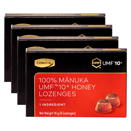 Comvita 100% Manuka UMF™10+ Lozenges, 6s (Bundle of 4)