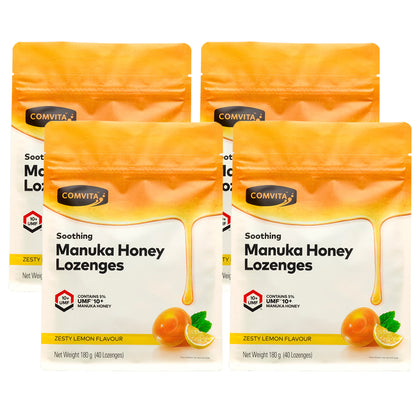 COMVITA Manuka Honey Lozenges 180g (Bundle of 4)