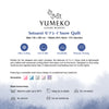 YUMEKO Setsurei Snow Quilt - Pink / Grey