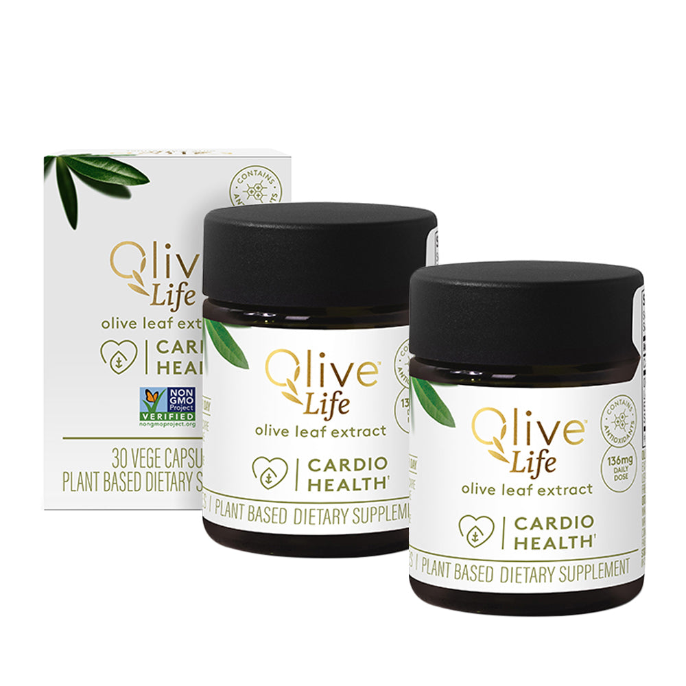 COMVITA Olive Life Olive Leaf Extract Cardio Health 30 Veg Caps - Bundle of 2