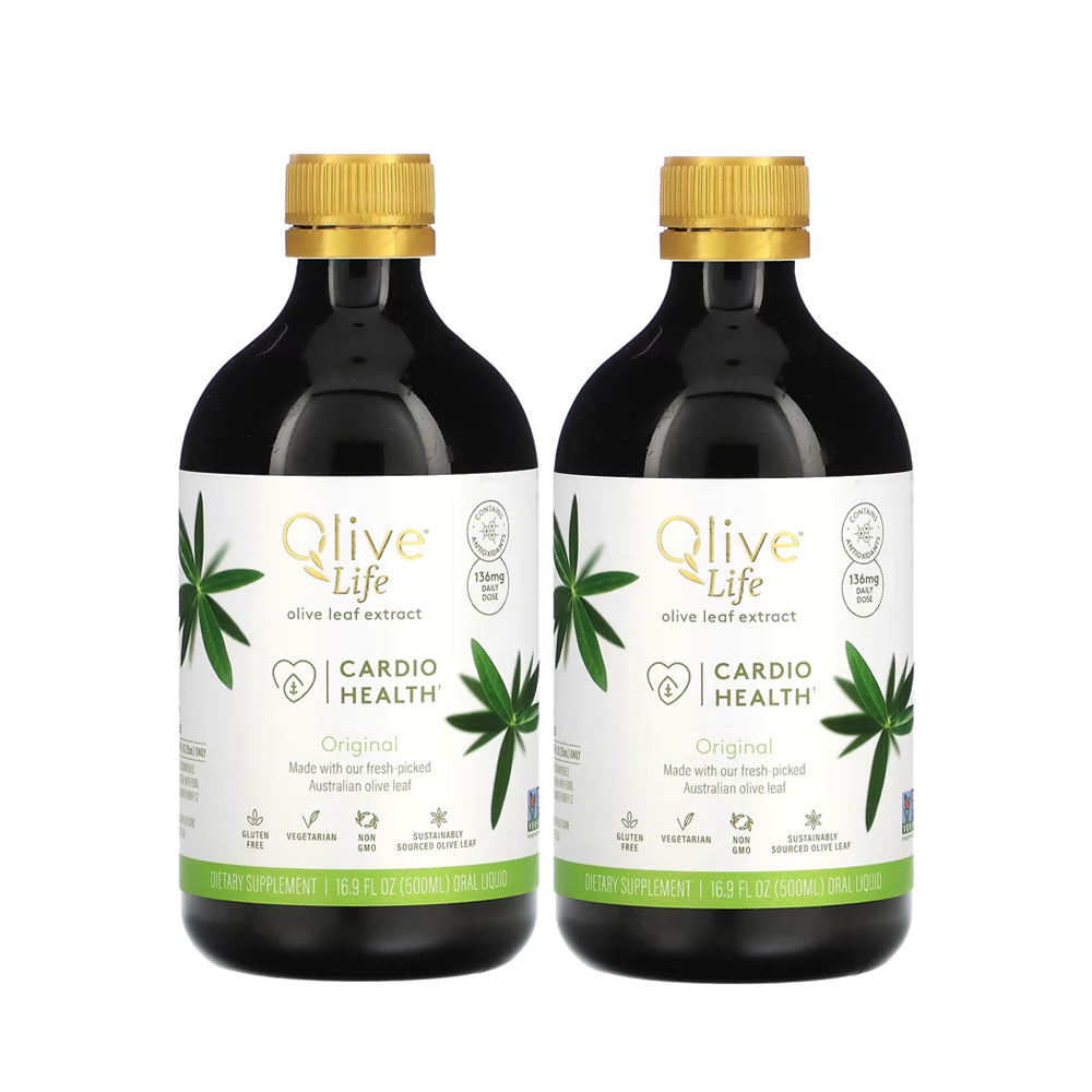 COMVITA Olive Life Olive Leaf Extract Cardio Health Liquid 500ml - Bundle of 2