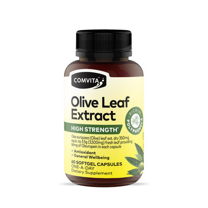 COMVITA Olive Leaf Extract High Strength Capsules 60 Softgels