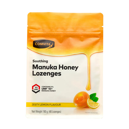 COMVITA Manuka Honey Lozenges with Propolis - Zesty Lemon 40s