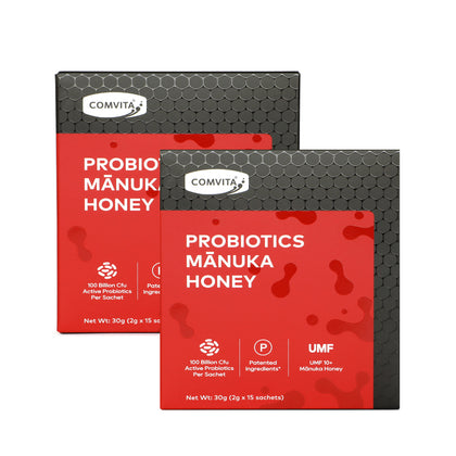 COMVITA Probiotics Manuka Honey Drink (2g x 15 Sachets) - Bundle of 2