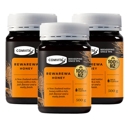 COMVITA Rewarewa Honey 500g (Bundle of 3)