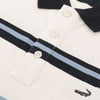 Crocodile Short-Sleeved Polo - White