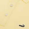 Crocodile 100% Cotton Mercerized Short-Sleeved Polo  - Yellow
