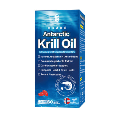 SINGCHOICE Antarctic Krill Oil 60 Softgels