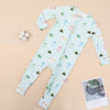 Lilbubsy Bamboo Sleepsuit - Blue Dino