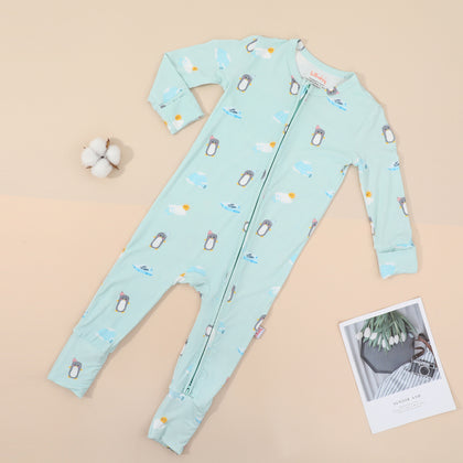 Lilbubsy Bamboo Sleepsuit - Penguin