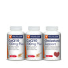 VitaHealth® CoQ10 100mg Plus 60 Softgels (Bundle of 2) + Cholesterol Support 100 Tablets