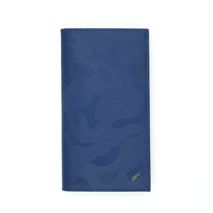 Hechter Leather Long Wallet (Navy) - Navy