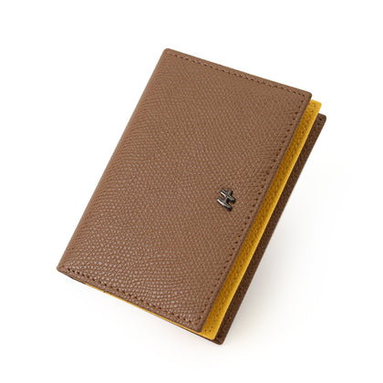 Hechter Leather Name Card Holder - Beige