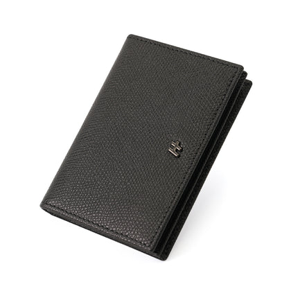 Hechter Leather Name Card Holder - Black