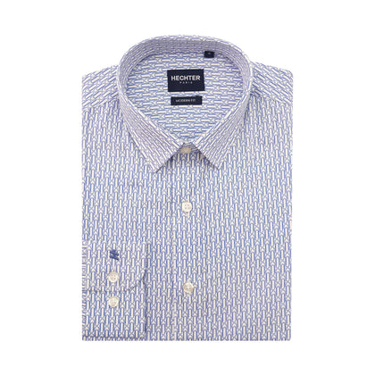 HECHTER 100% Cotton Business Long-sleeved Shirt - Col-03